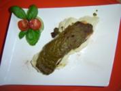 LACHS UNTER SARDELLENPESTO - Rezept