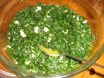 Spinat-Cambozola mit Spiegeleibrot - Rezept - Bild Nr. 7