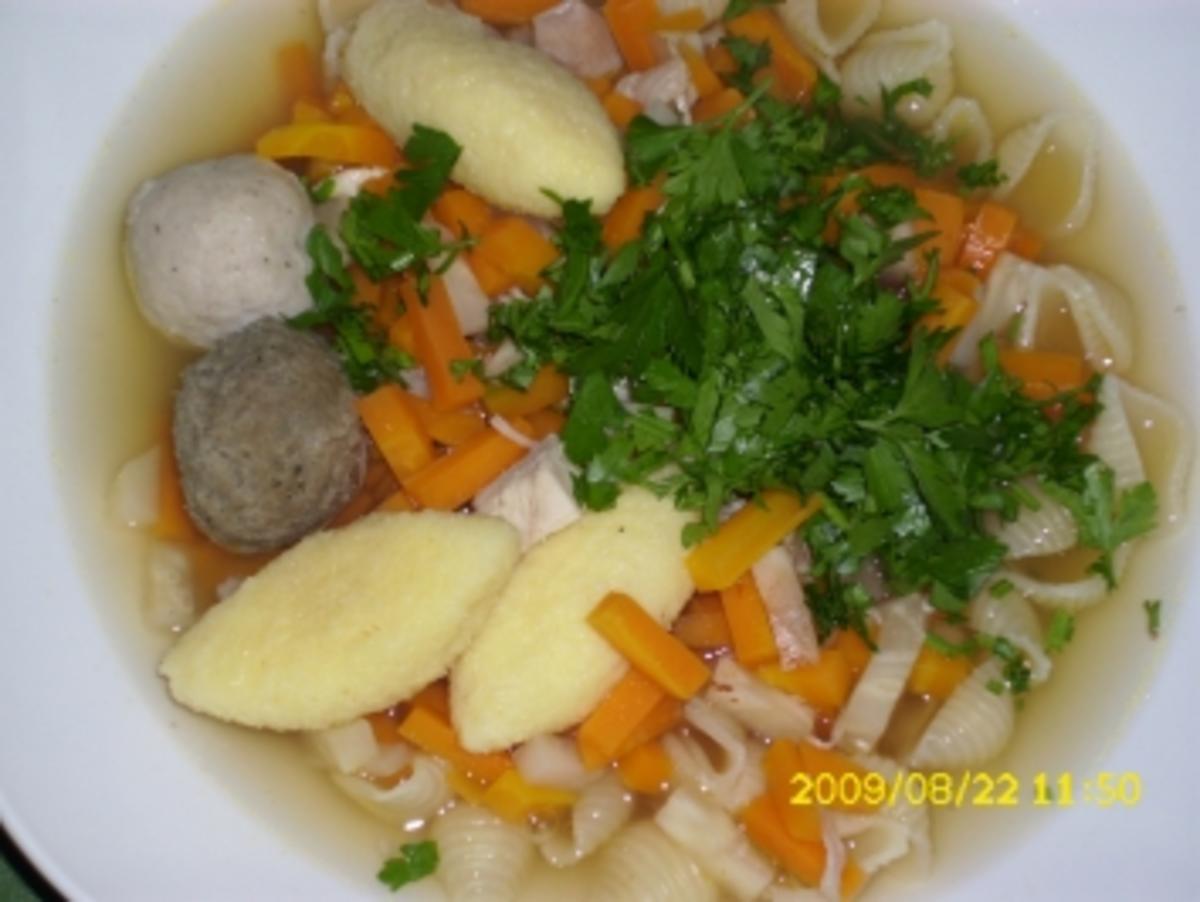 Suppe:  Hühnersuppe - Rezept