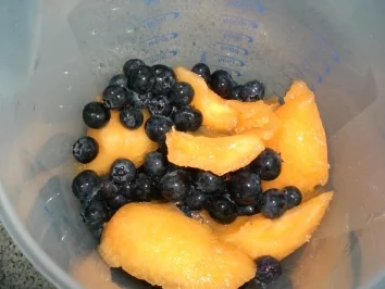 Melonen-Heidelbeer-Eis - Rezept - Bild Nr. 2