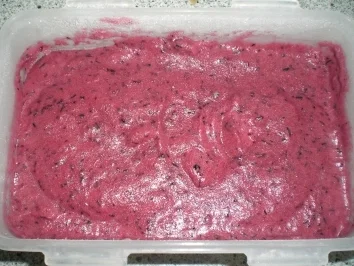 Melonen-Heidelbeer-Eis - Rezept - Bild Nr. 5