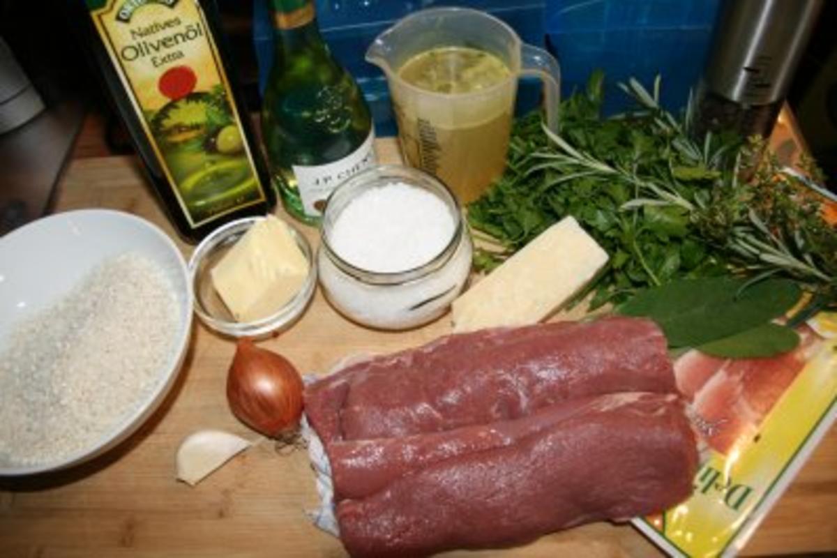 Lamm: Bacon - Lamm mit Petersilienrisotto - Rezept - Bild Nr. 2