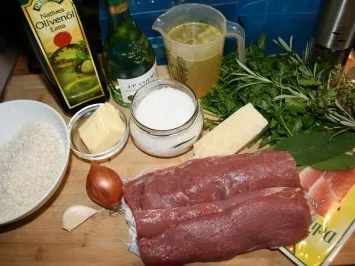 Lamm: Bacon - Lamm mit Petersilienrisotto - Rezept - Bild Nr. 2