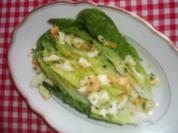 Römersalat mit Ei-Vinaigrette - Rezept