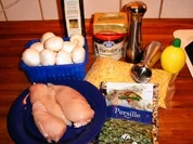 Genudelte Hähnchenbruststreifen - Rezept