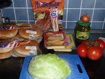 Rezept: Mega-Burger Bild Nr. 2 Mega-Burger - Rezept - Bild Nr. 2