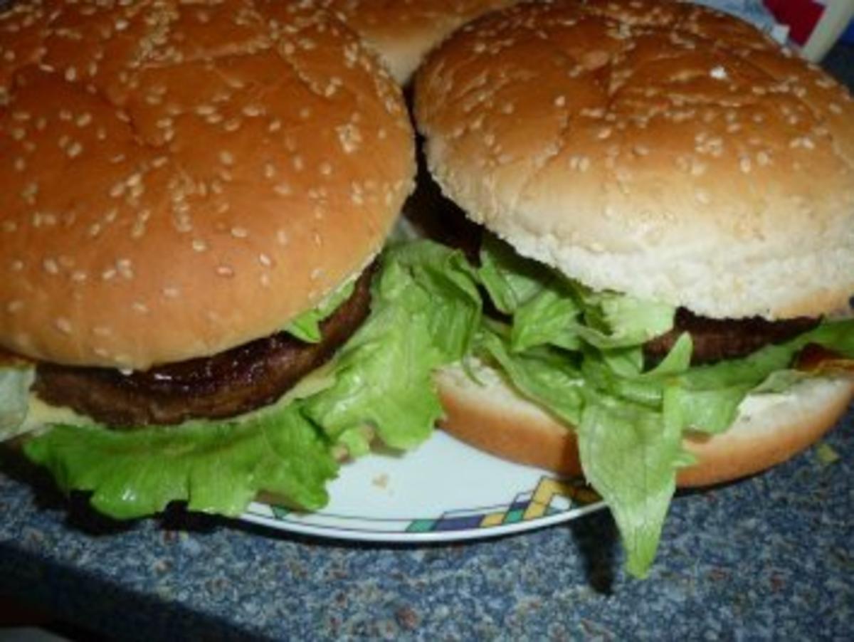 Mega-Burger - Rezept