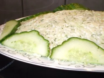 Nudelsalat mit Gurken - Rezept