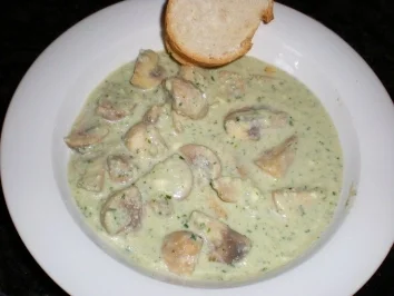 NUDELN: Champignons in Gorgonzola-Eiersauce - Rezept - Bild Nr. 4