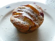 Muffin mit Schoki und Nektarine - Rezept