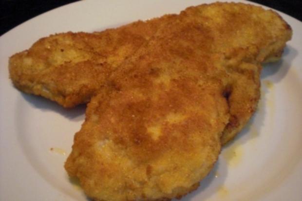 Paniertes Schnitzel mit Zwiebeln und Champions - Rezept - kochbar.de