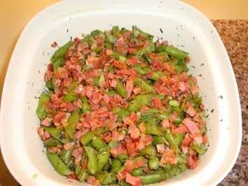 Bohnen und Schinken mit einer Decke aus Kartoffelpüree - Rezept - Bild Nr. 6