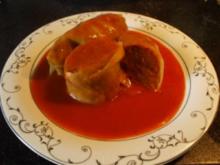 Polnische Kohlrouladen mit Tomatensose - Rezept