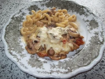 Rezept: Gratinierte Champignonschnitzel Bild Nr. 4 Gratinierte Champignonschnitzel - Rezept - Bild Nr. 4