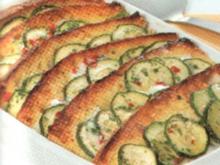 antipasti bruschette con zucchine - Rezept