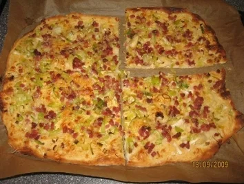 Flammkuchen mit Kantenschinken - Rezept - Bild Nr. 14