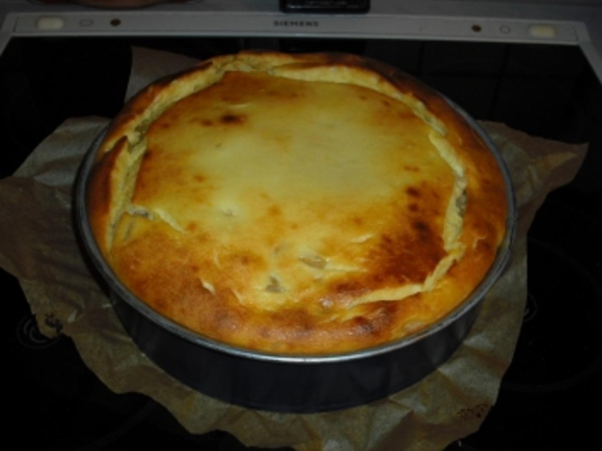 Apfel-Käsekuchen mit Cidre - Rezept mit Bild - kochbar.de