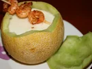 Suppe. Champagner-Melonen-Süppchen - Rezept