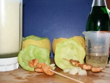 Suppe. Champagner-Melonen-Süppchen - Rezept - Bild Nr. 6