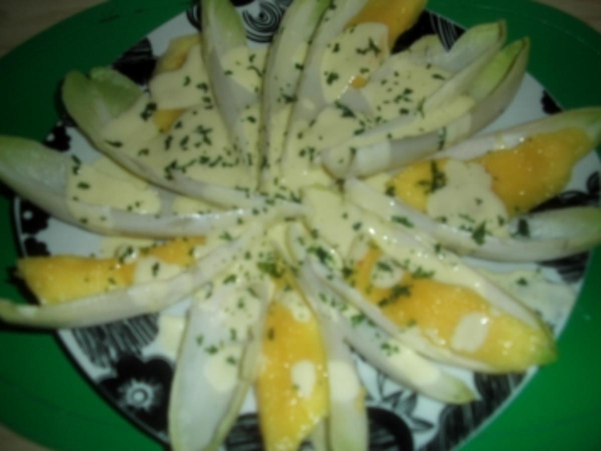 Chicorée-Mango-Salat - Rezept Eingereicht von Mandellady