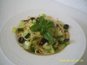 Spaghetti mediteran - Rezept