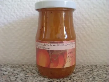 MARMELADE: NEKTARINE,APFEL,KIWI,STACHELBEER,PHYSALIS,MULTIVITAMIN - Rezept