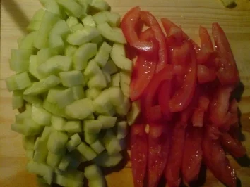 Gurken-Tomaten-Pfanne - Rezept - Bild Nr. 3