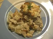 Geflügel/ Wild: Hähnchenbrustfilets in Calvados - Rezept