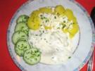 Sahne-Heringsfilet mit Pellkartoffeln - Rezept