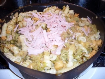 Kohlgemüse - Schinken - Pasta - Rezept
