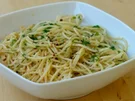 Rezept: Spaghetti mit Knoblauch(Aglio e olio ) Spaghetti mit Knoblauch(Aglio e olio ) - Rezept