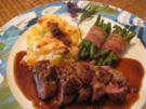Lammrückenfilet mit Oliven-Knoblauchkruste  & Lavendelbutterjus - Rezept