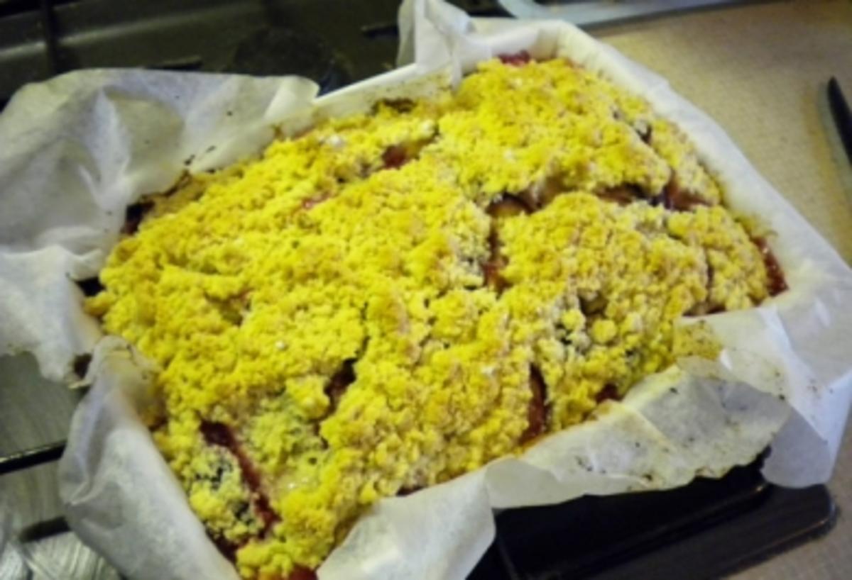 Kuchen: Zwetschge-Buttermilch-Streusel(-decke) - Rezept - Bild Nr. 4