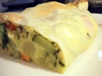 Rezept: Pikantes Gebäck: Gemüsestrudel Pikantes Gebäck: Gemüsestrudel - Rezept