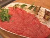 Japanisches Fondue mit Huhn, Rind und frischem Gemüse - Rezept