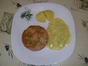 Kräuterjägerschnitzel mit Thymiankohlrabi - Rezept