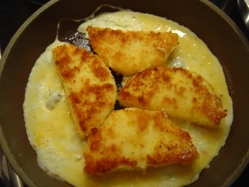 Ananas gebacken mit Ei und Vanillesoße - Rezept - Bild Nr. 4