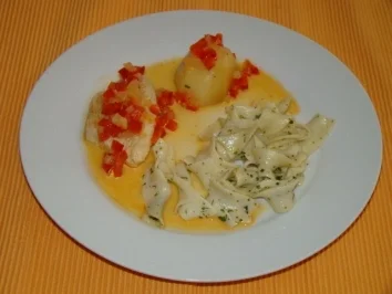 Rezept: Hühnerbrust in Paprika - Orangen - Sauce Hühnerbrust in Paprika - Orangen - Sauce - Rezept