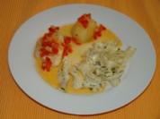 Hühnerbrust in Paprika - Orangen - Sauce - Rezept