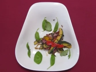 Lasagne vom Rinderfilet mit gebratenem Gemüse - Rezept