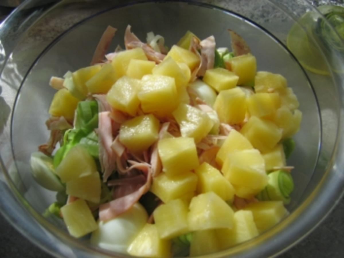 Fruchtiger Eier-Lauch-Salat - Rezept mit Bild - kochbar.de