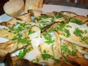 lauwarmes Carpaccio vom Kräuterseitling - Rezept