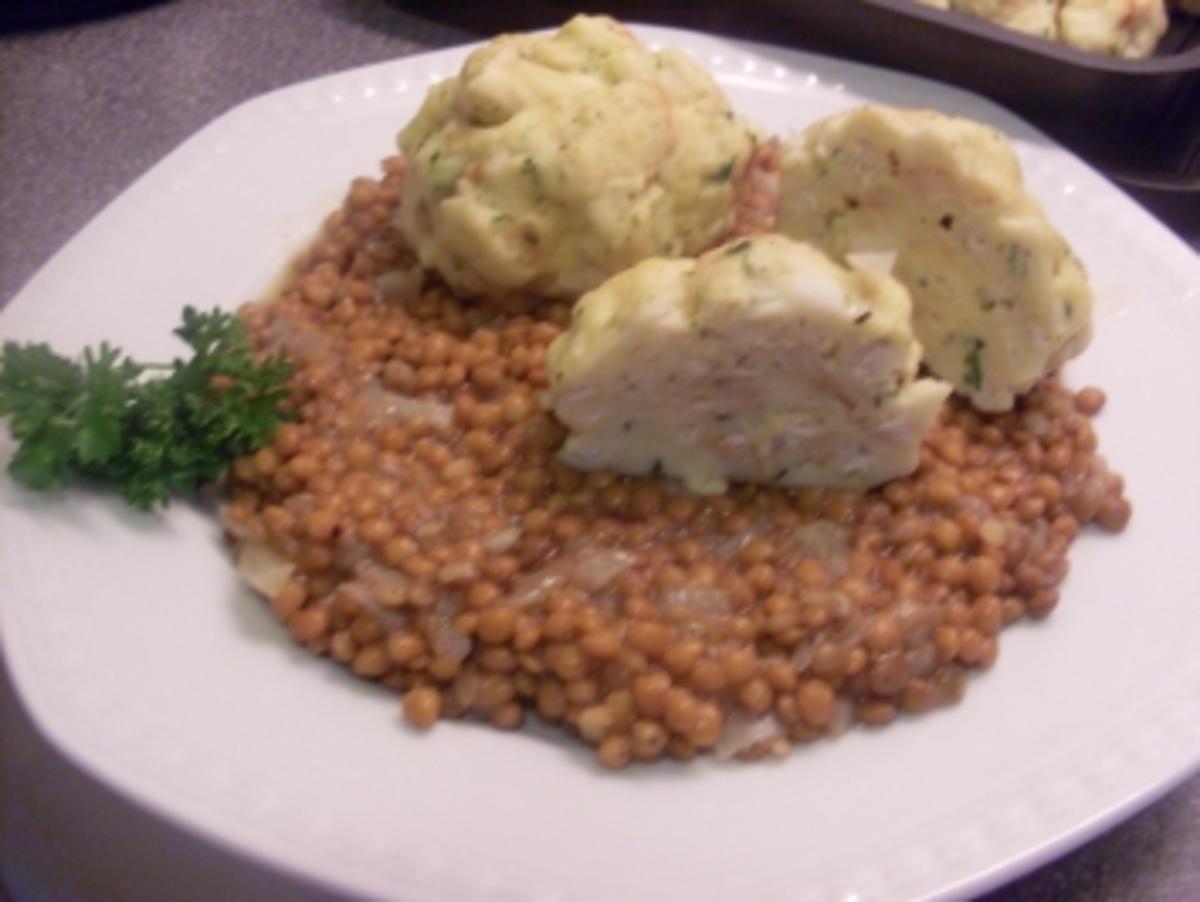 Semmelknödel mit Linsensauce - Rezept mit Bild - kochbar.de