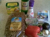 Vollkornnudeln mit Feta-Sauce - Rezept