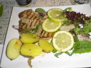 Rezept: Thunfisch mit Zitronenbutter Thunfisch mit Zitronenbutter - Rezept