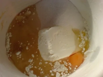 Rezept: Quarkkuchen vom Blech Bild Nr. 3 Quarkkuchen vom Blech - Rezept - Bild Nr. 3