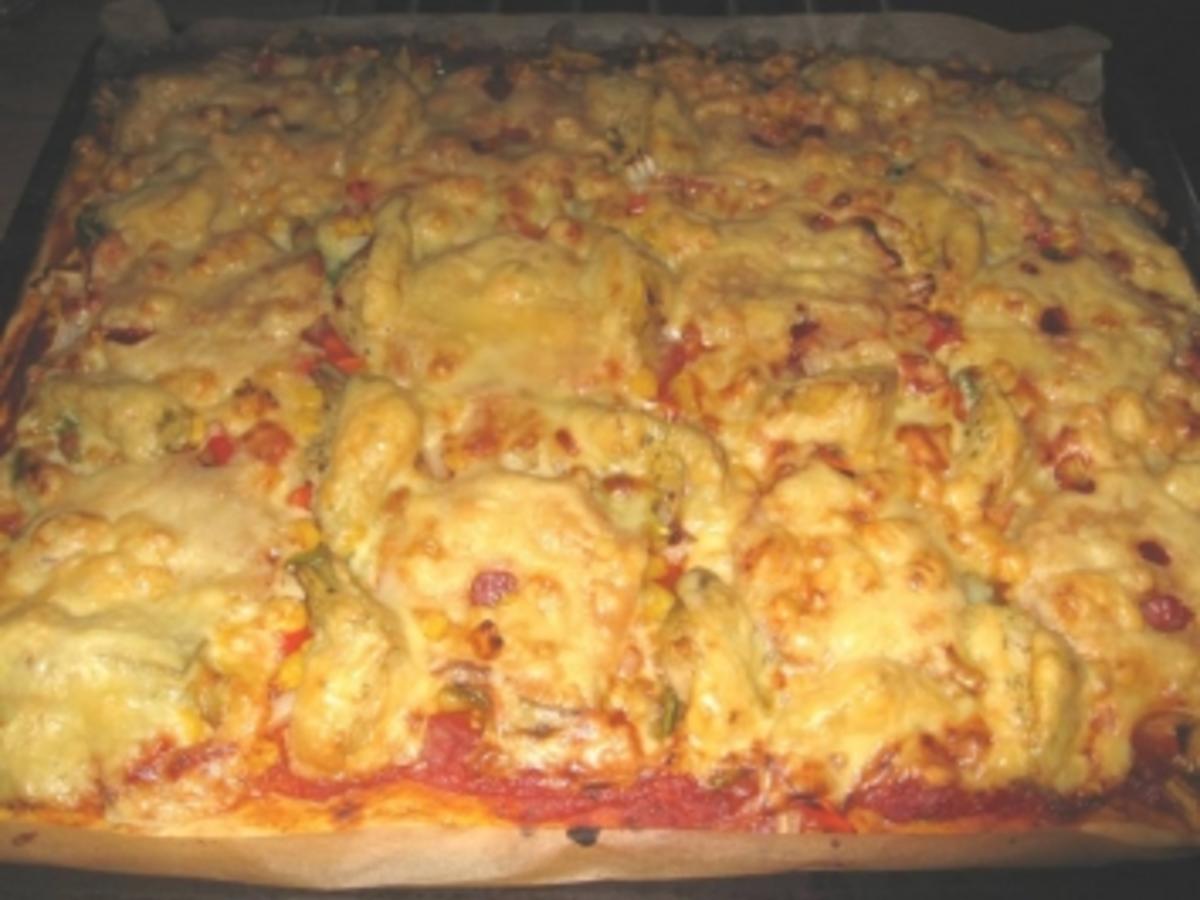 Blech Pizza einfach &amp; sehr lecker - Rezept - kochbar.de