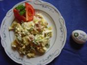 Anne´s "Rustikaler Kartoffelsalat" mit Bacon und Röstzwiebeln - Rezept