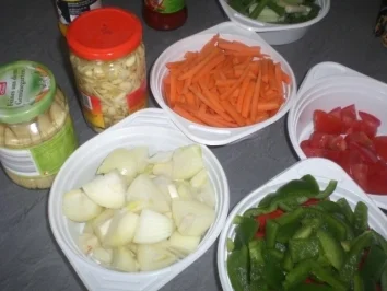 Wokgericht "Thai" mi Ananas und Curry - Rezept - Bild Nr. 3