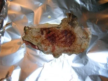 Gefangene Kalbskoteletts mit getrockneten Steinpilzen und Kartoffel-Trüffel (Teigtaschen mit Kartoffeln und Trüffeln) - Rezept - Bild Nr. 4